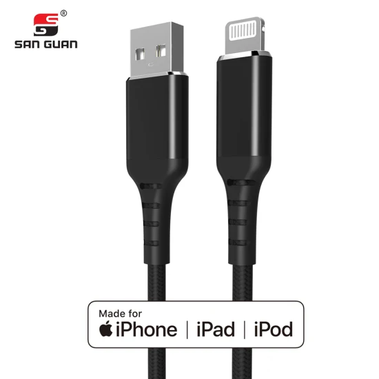 データケーブル 充電 USB ケーブル オリジナル C189 Mfi 認定 USB a to Lightning ケーブル ナイロン編組 iPhone/iPad/iPod 用